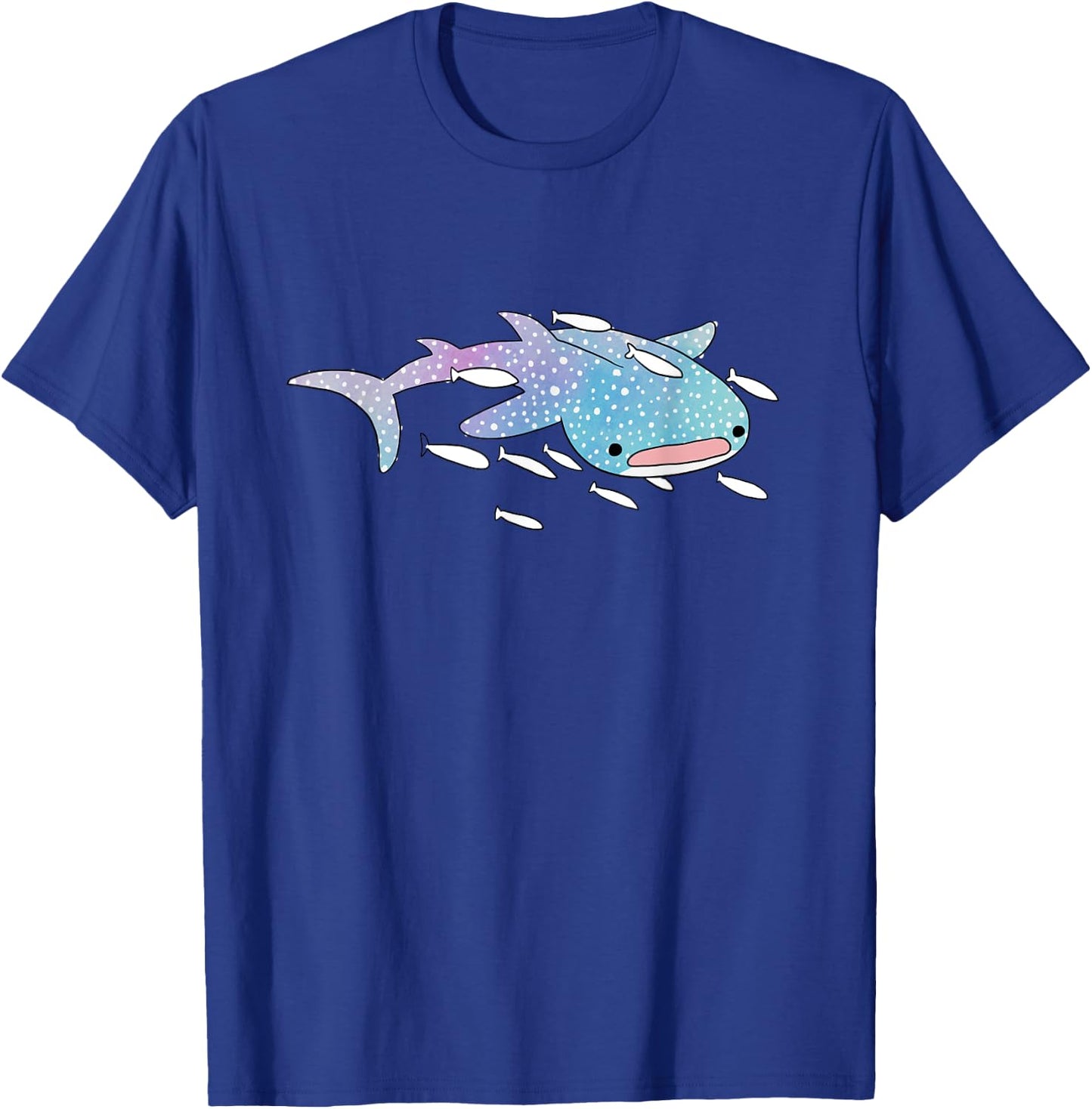 Cute Kawaii Aesthetic Blue Whale Shark Ocean Gift T-Shirt - T-Shirt | Royal