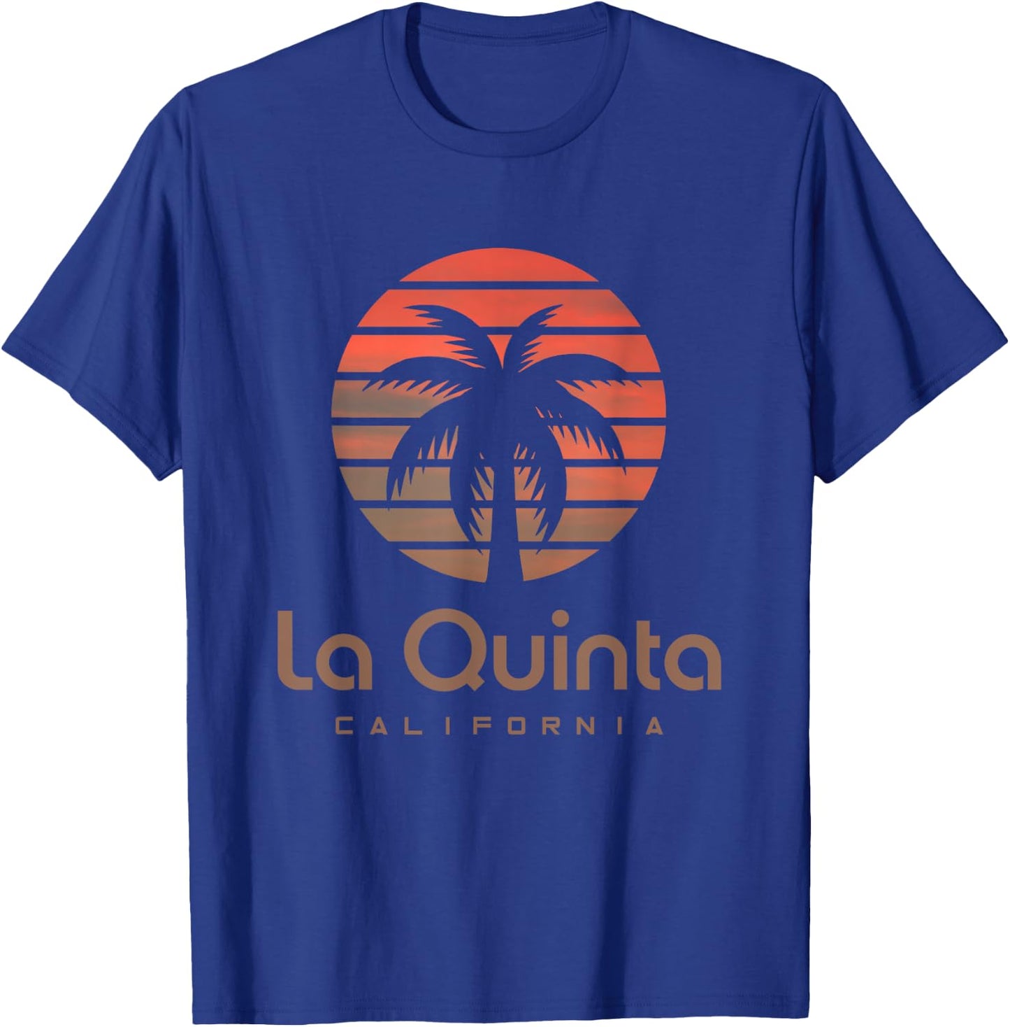 La Quinta US American Design Men's -Adults, -Kids Black Cotton, Polyester Blend Short Sleeve T-Shirt - T-Shirt | Royal
