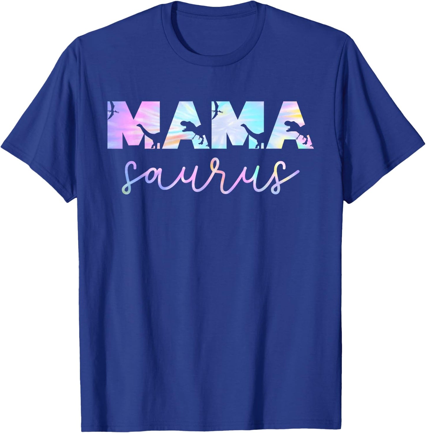 Mamasaurus T Rex Dinosaur Mama Saurus Family Matching Funny T-Shirt - T-Shirt | Royal