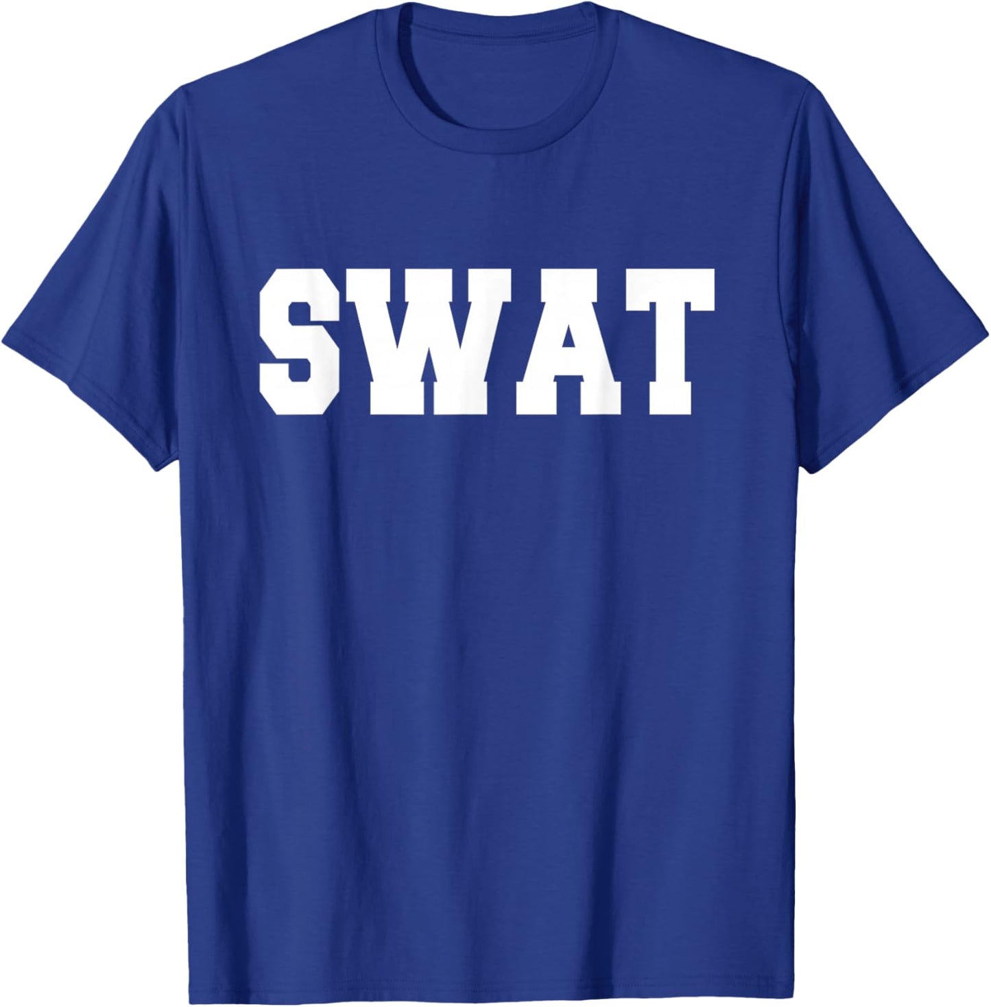 SWAT Halloween Adult & Kids Police Costume T-Shirt - T-Shirt | Royal