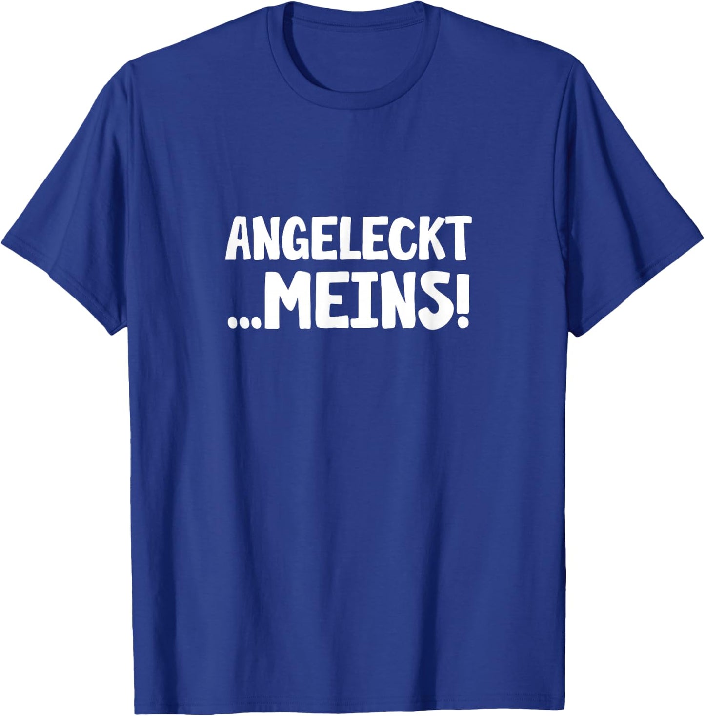 Anniversary Engagement for the Partner "Angeleck" Mein's , black T-Shirt - T-Shirt | Royal