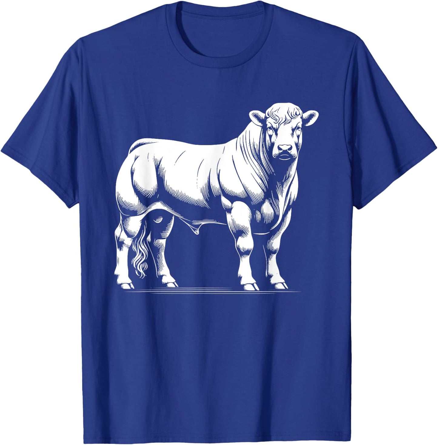 Éleveur de vaches - Monochromatique Charolais T-Shirt - T-Shirt | Royal