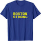 Boston Strong Flag Colors City T-Shirt - T-Shirt | Royal
