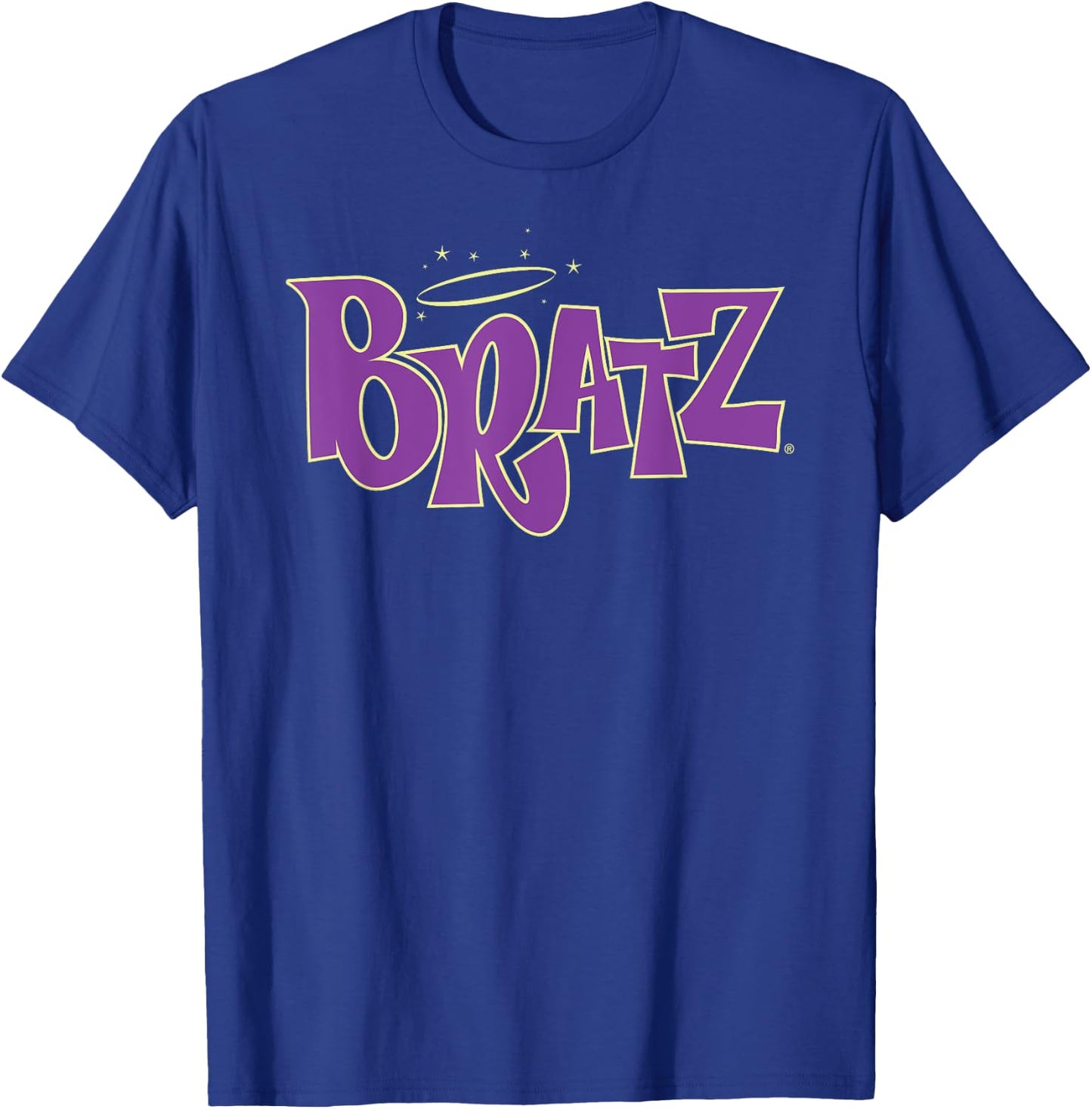 Bratz Logo Flat Purple , Black, S T-Shirt - T-Shirt | Royal