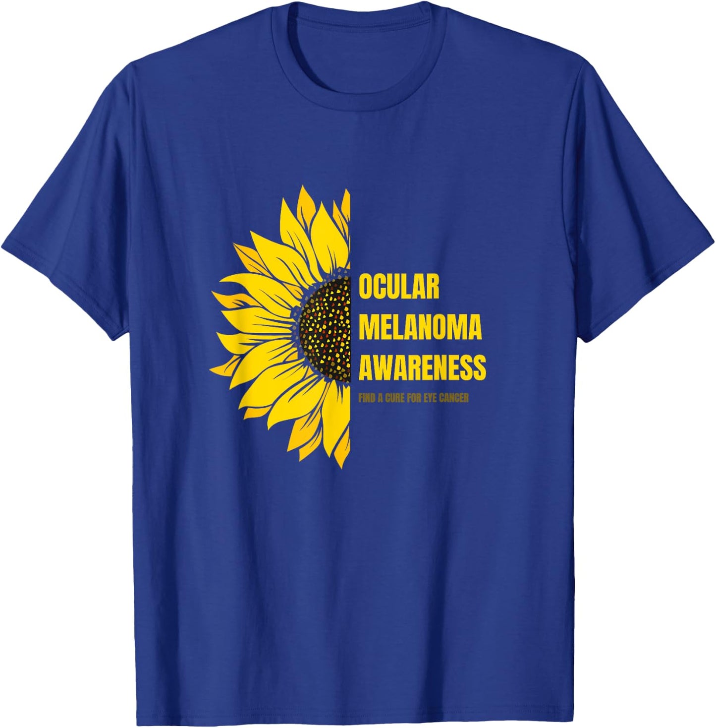 Ocular Melanoma Cancer Awareness T-Shirt - T-Shirt | Royal