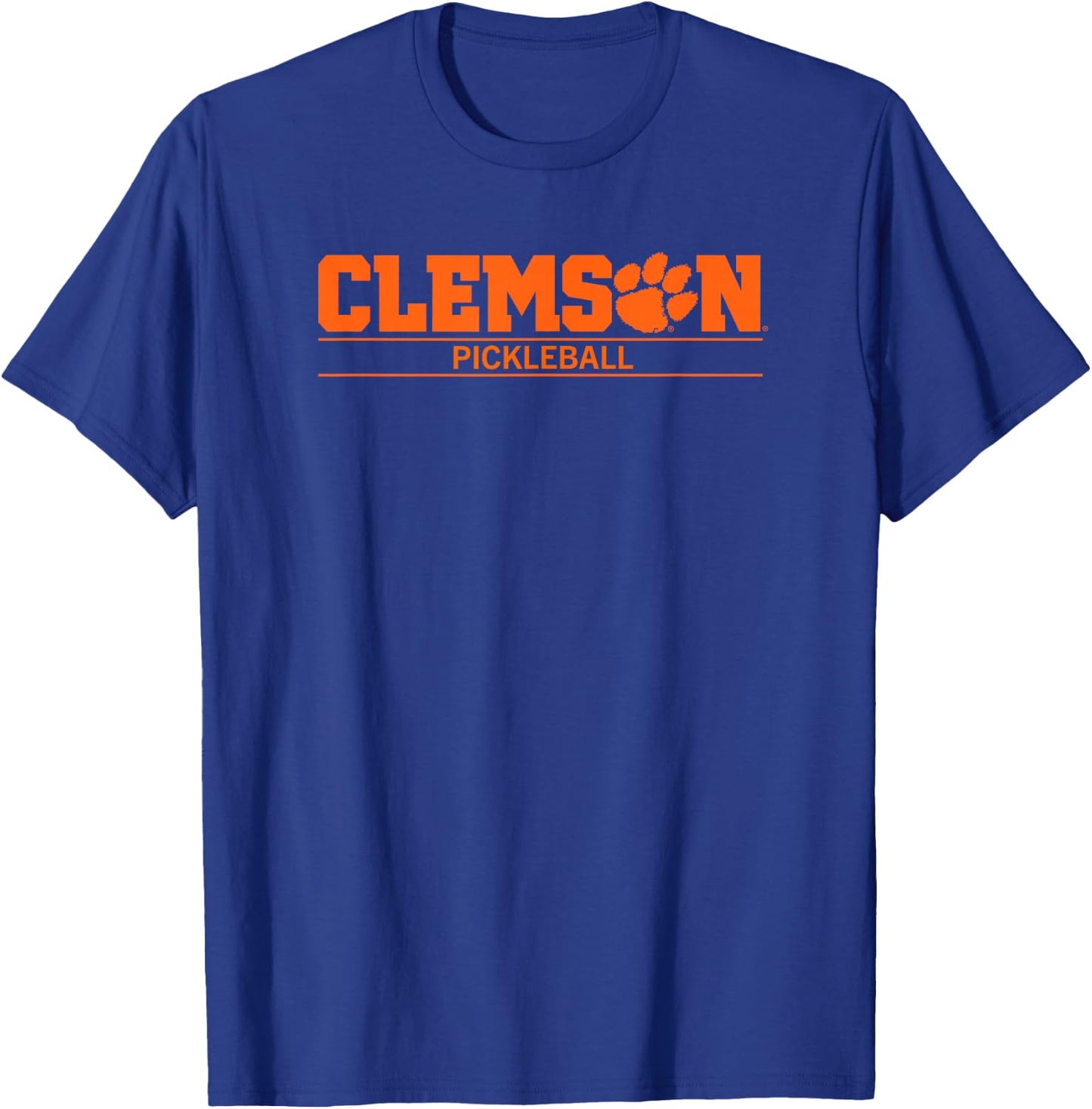 Clemson University Tigers Pickleball Paw T-Shirt - T-Shirt | Royal