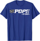 Pops Pit Crew Race Car Birthday Family Racing T-Shirt - T-Shirt | Royal