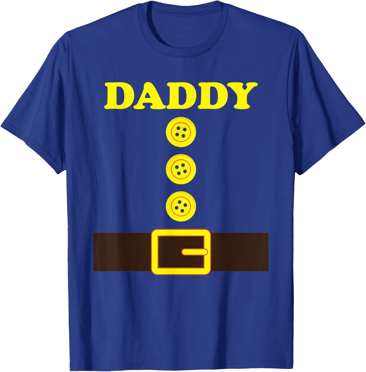 Daddy Dwarf Halloween Costume Color Daddy Dwarf Matching T-Shirt - T-Shirt | Royal