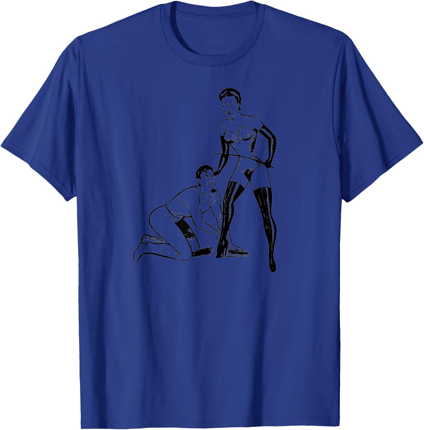 Dominatrix Boots BDSM Submissive Man FemDom BDSM Bondage T-Shirt - T-Shirt | Royal