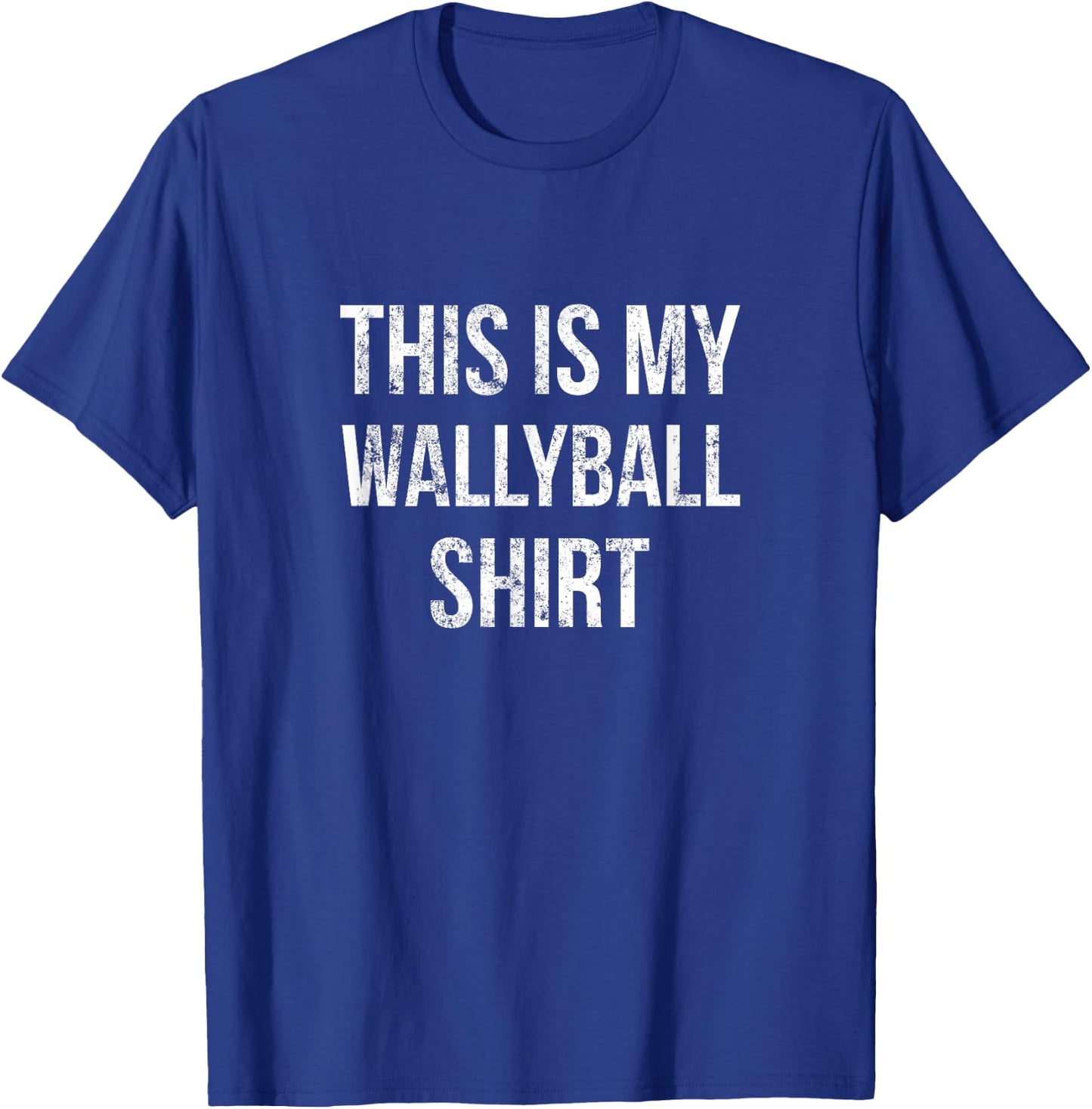 This Is My Wallyball Shirt - Funny Wallyball Player T-Shirt - T-Shirt | Royal