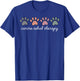Retro Canine Rehab Therapist Vet Med Animal Lover T-Shirt - T-Shirt | Royal