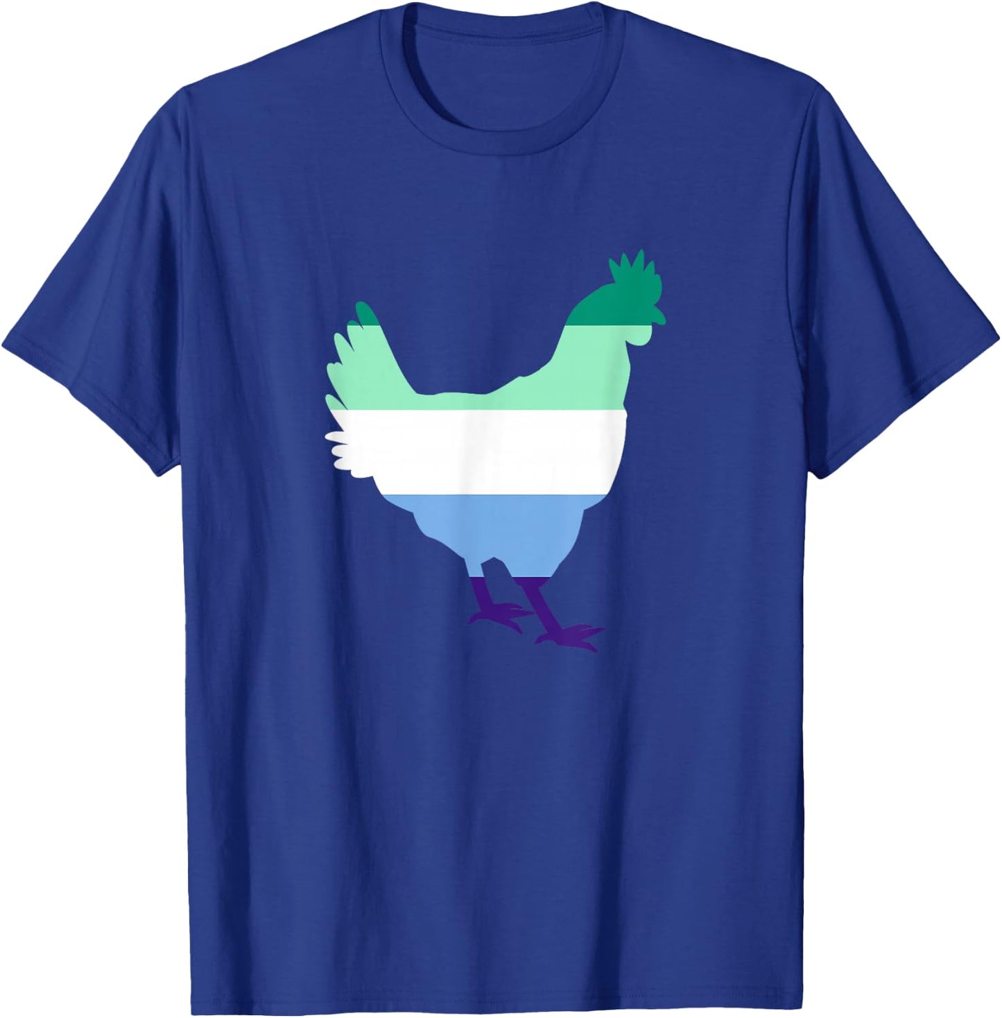 MLM Flag Chicken Lover Gay Vincian MLM Pride T-Shirt - T-Shirt | Royal