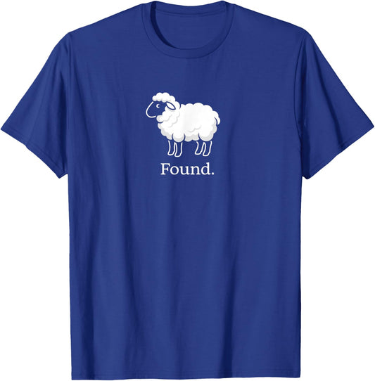 Found Sheep Lamb Christian T-Shirt - T-Shirt | Royal
