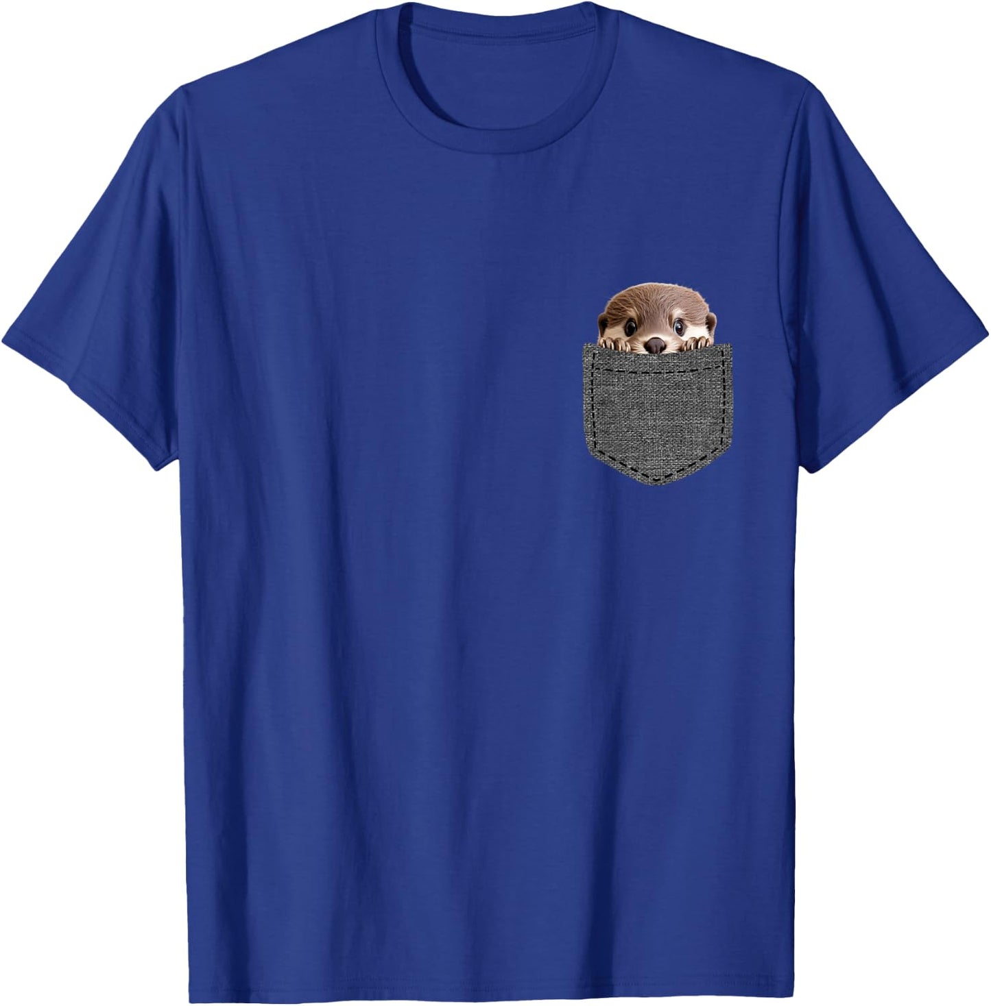 Otter in Pocket T-Shirt - T-Shirt | Royal