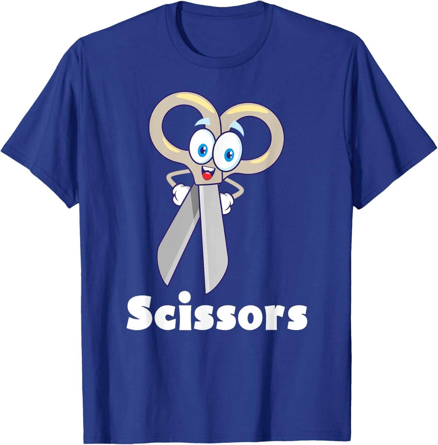 Funny Scissors Paper Rock Halloween Costumes Group Family T-Shirt - T-Shirt | Royal