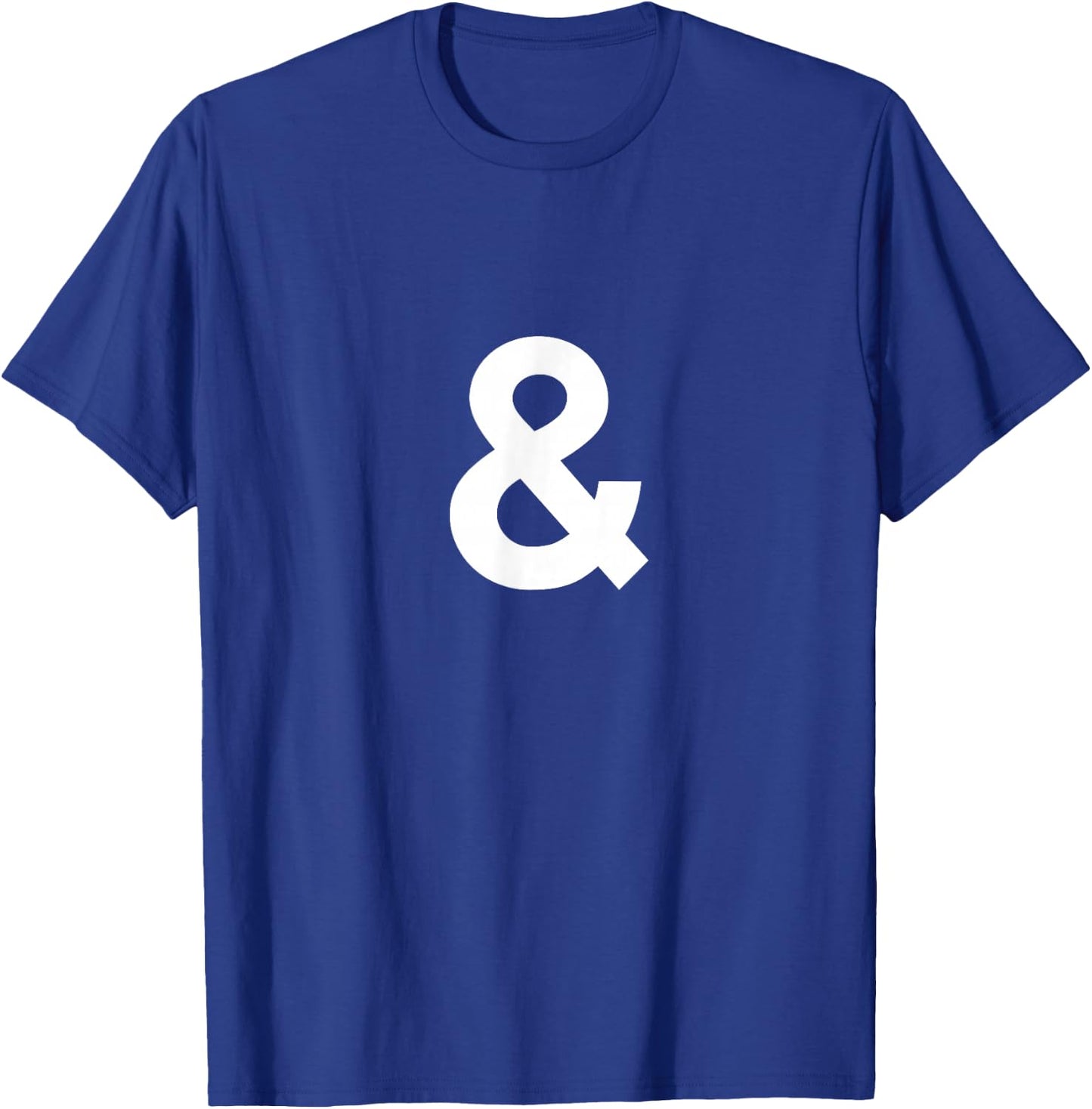And Sign & Ampersand Symbol T-Shirt - T-Shirt | Royal