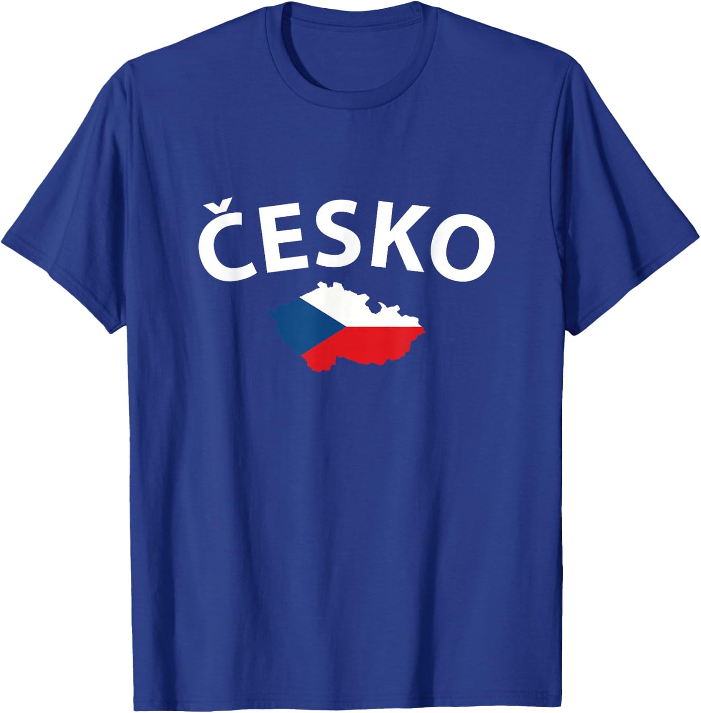 Cesko Karte Tschechien Tschechische Flagge Tscheche T-Shirt - T-Shirt | Royal