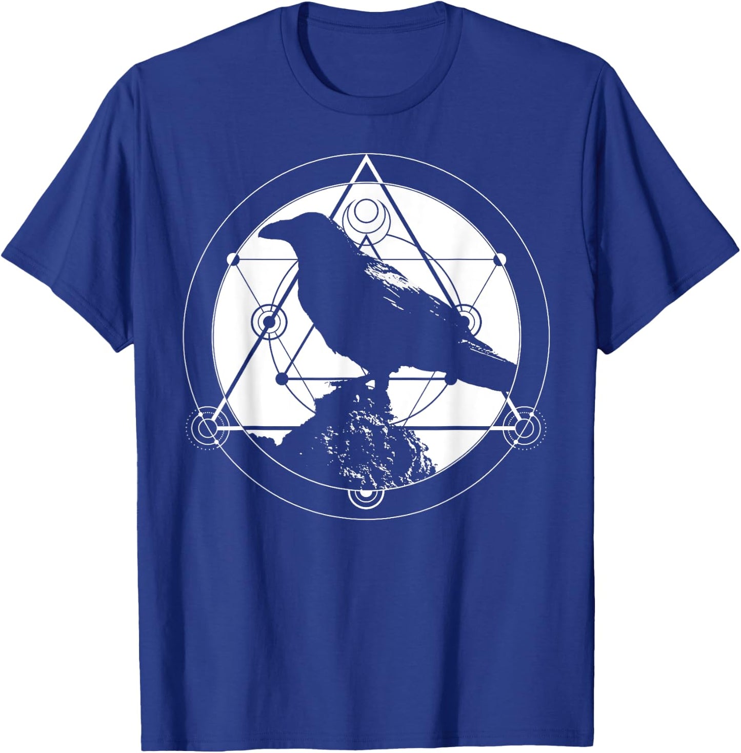 Dark Raven Silhouette Gift design for Crow Raven Fans T-Shirt - T-Shirt | Royal