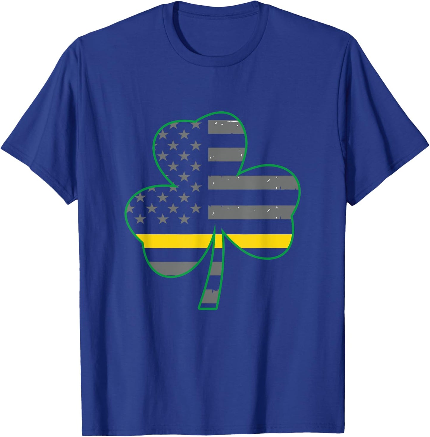 911 Dispatcher Is Lucky Charm St Patricks Day Irish Shamrock T-Shirt - T-Shirt | Royal
