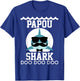 Papou Shark shirt Matching Family Shirts Shark T-Shirt - T-Shirt | Royal