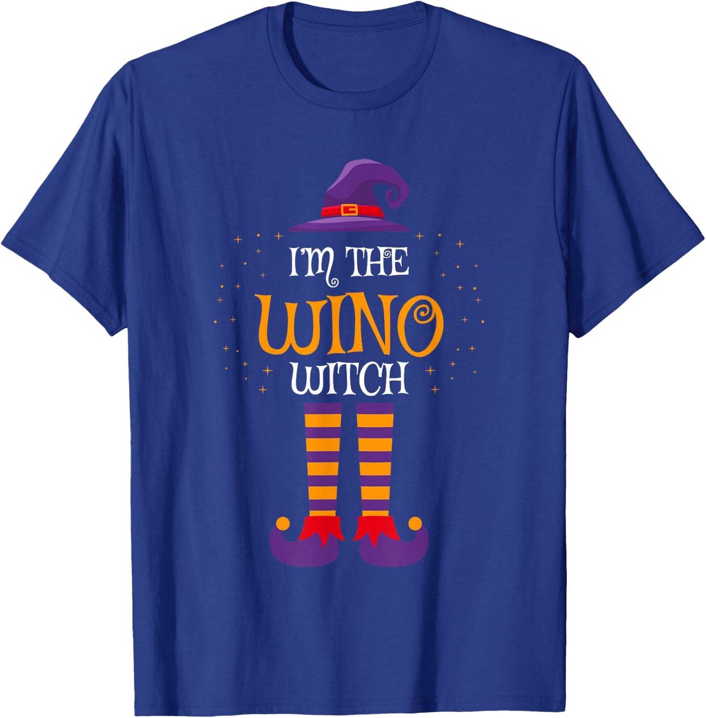 I’m The Wino Witch Halloween Family Matching Group Costume T-Shirt - T-Shirt | Royal