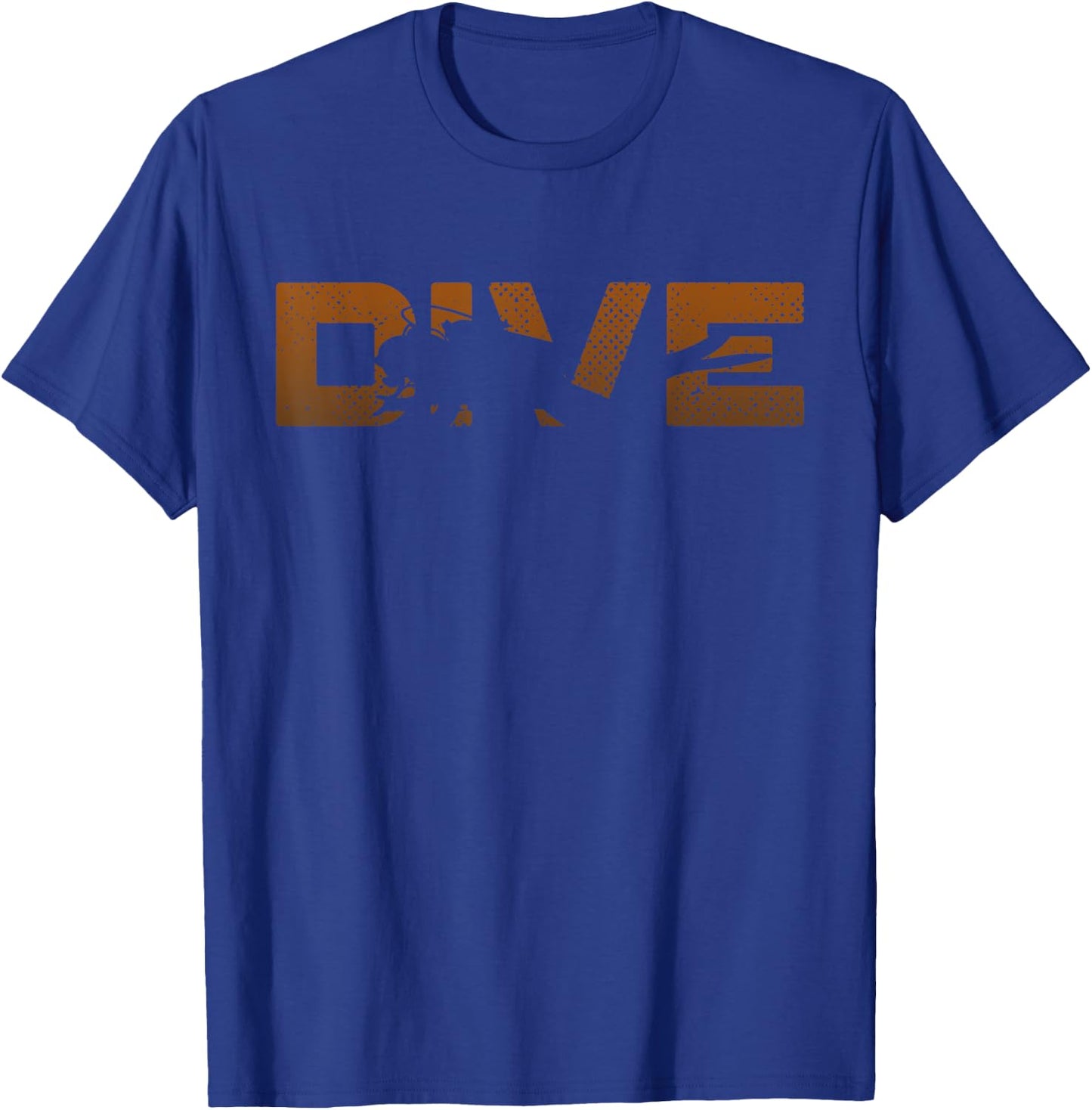 Dive Scuba Diving Shirt - Vintage Scuba Shirt T-Shirt - T-Shirt | Royal