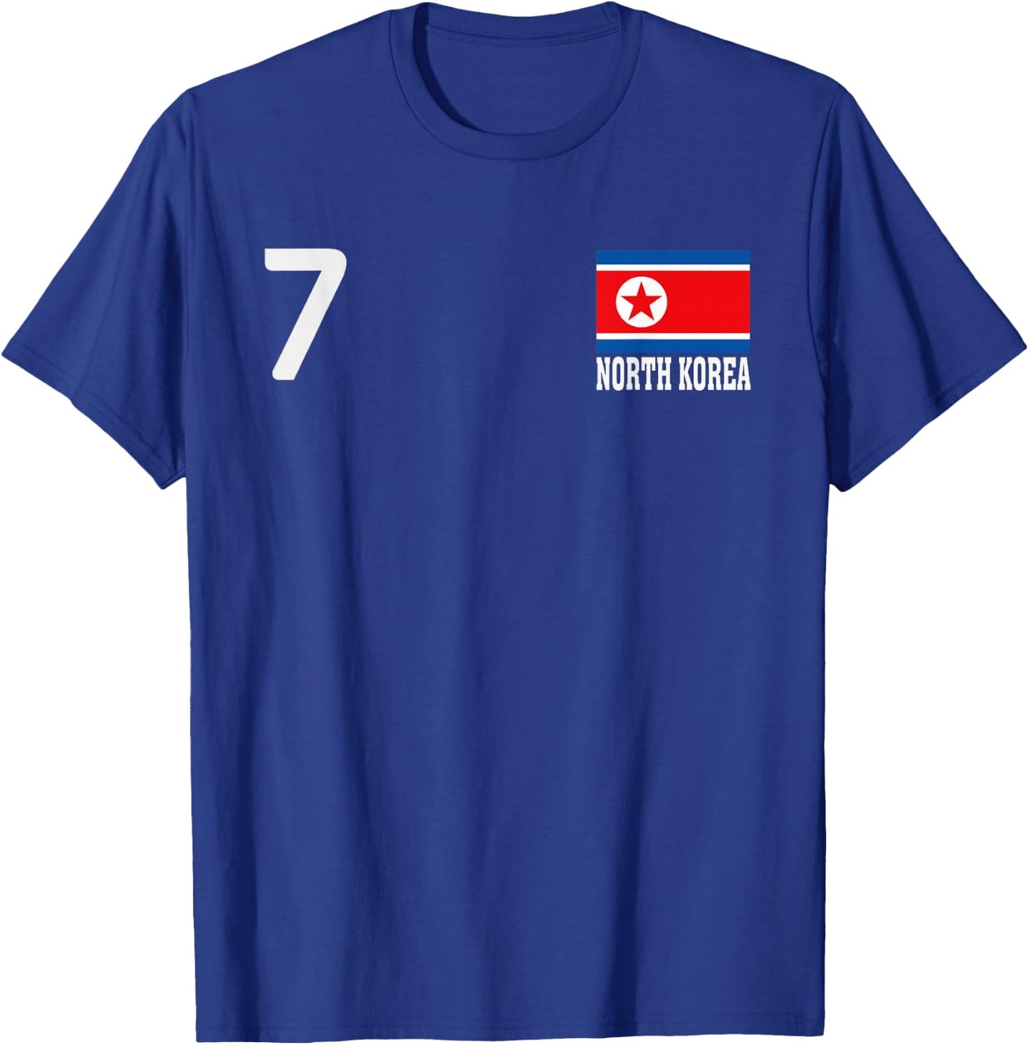 North Korea 7 National Flag Country Pride Heritage T-Shirt - T-Shirt | Royal
