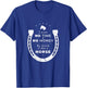 "No money & time my child rides a horse" Funny Parents Shirt T-Shirt - T-Shirt | Royal