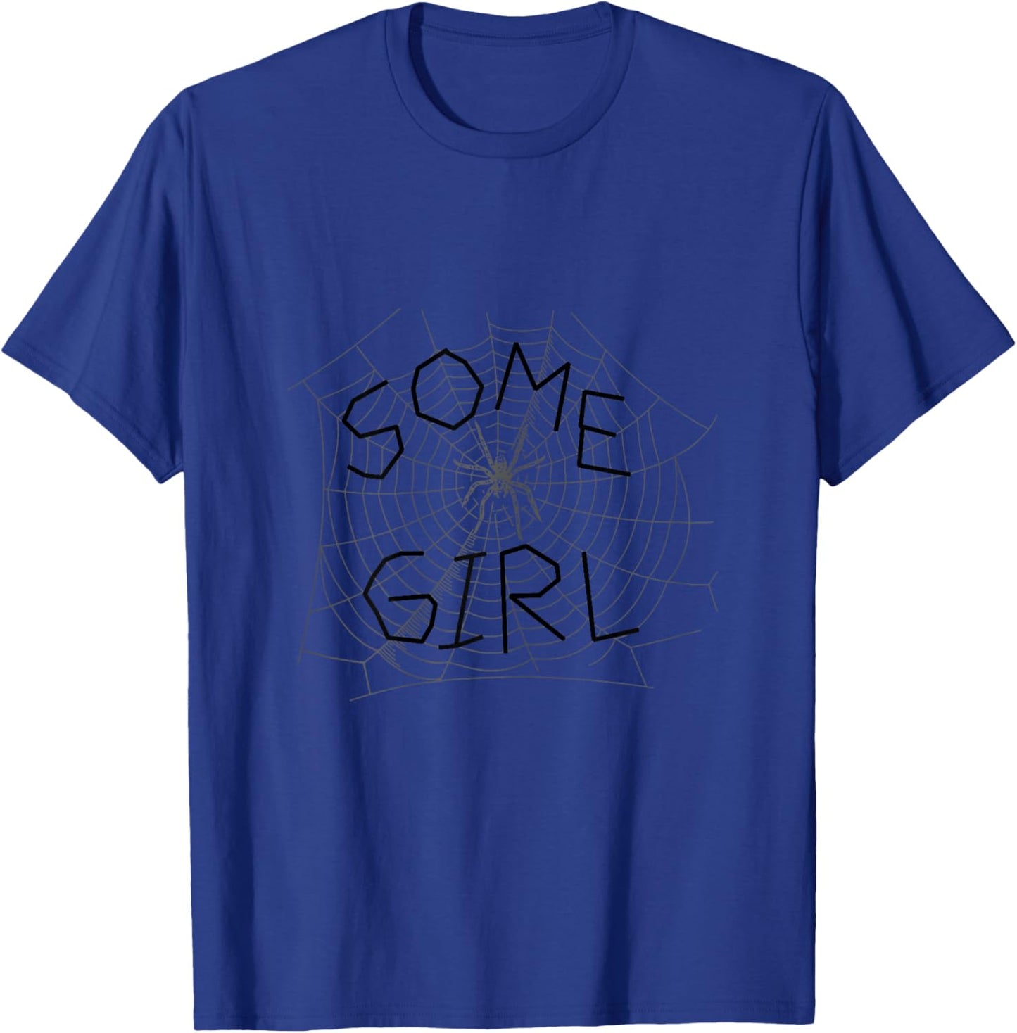 Some Girl Spider Web Back to School T-Shirt - T-Shirt | Royal