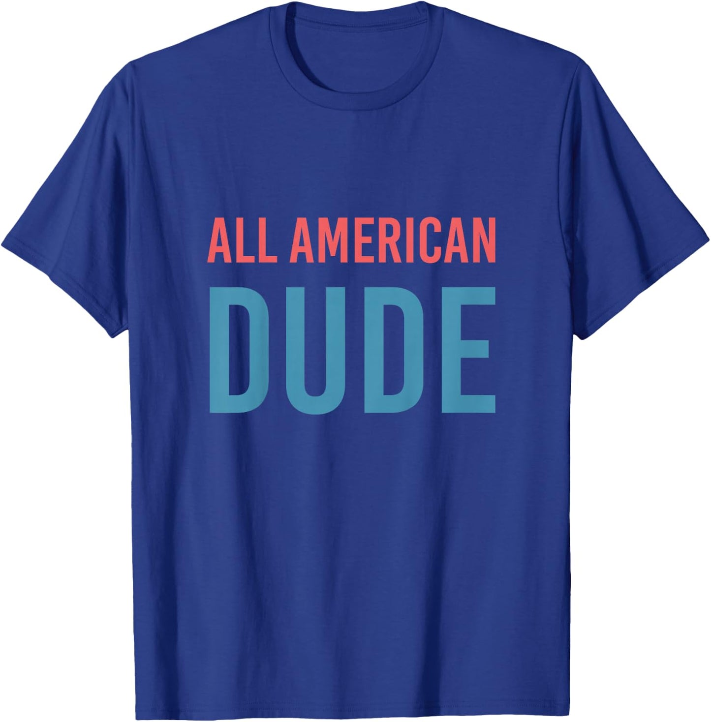 Kids ALL AMERICAN DUDE T-Shirt - T-Shirt | Royal