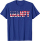 Grampy 4th of July USA American Flag Grandpa T-Shirt - T-Shirt | Royal