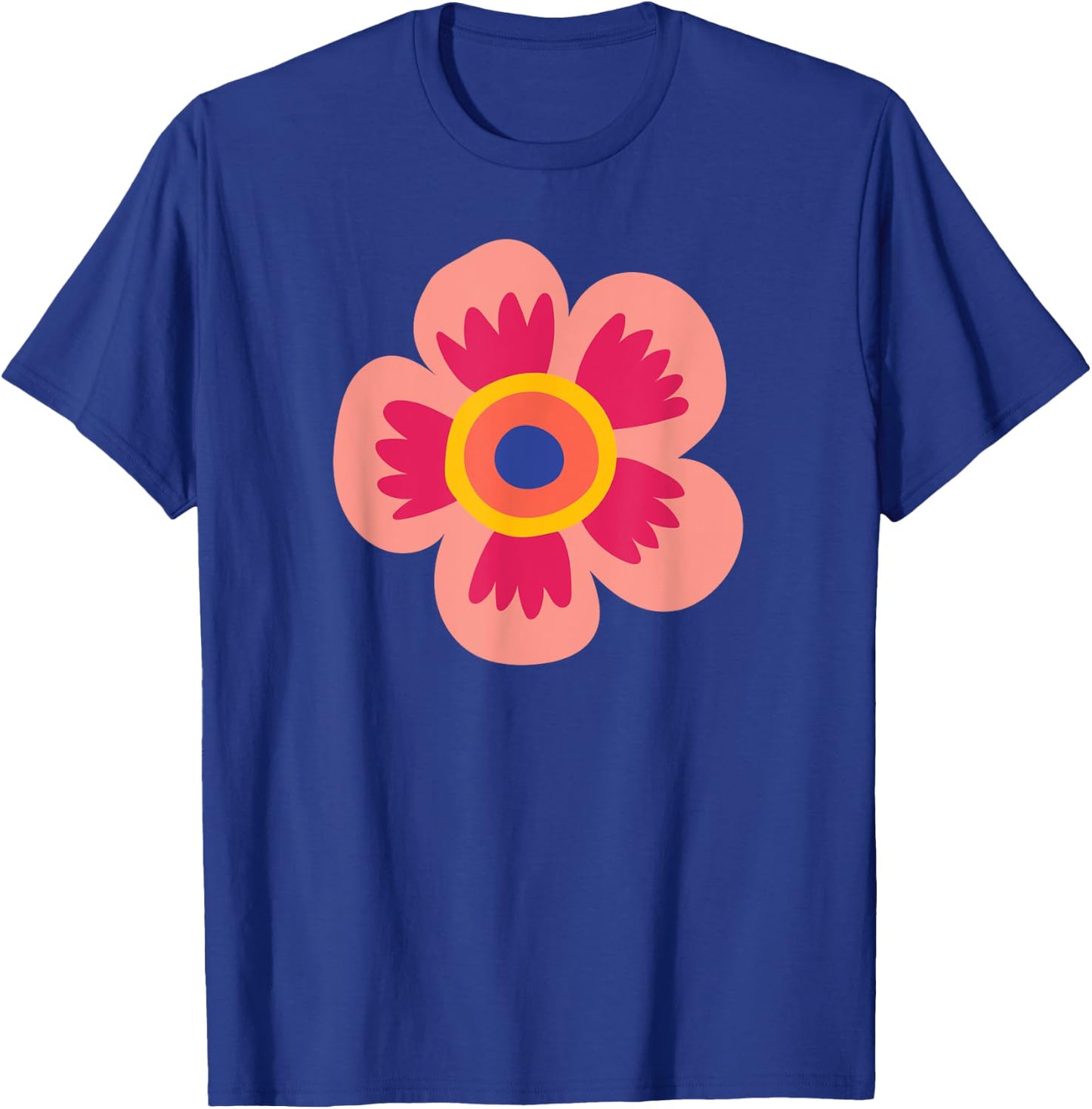 Rote Comic Blume Kunst Grafik für Herren Damen Kinder T-Shirt - T-Shirt | Royal