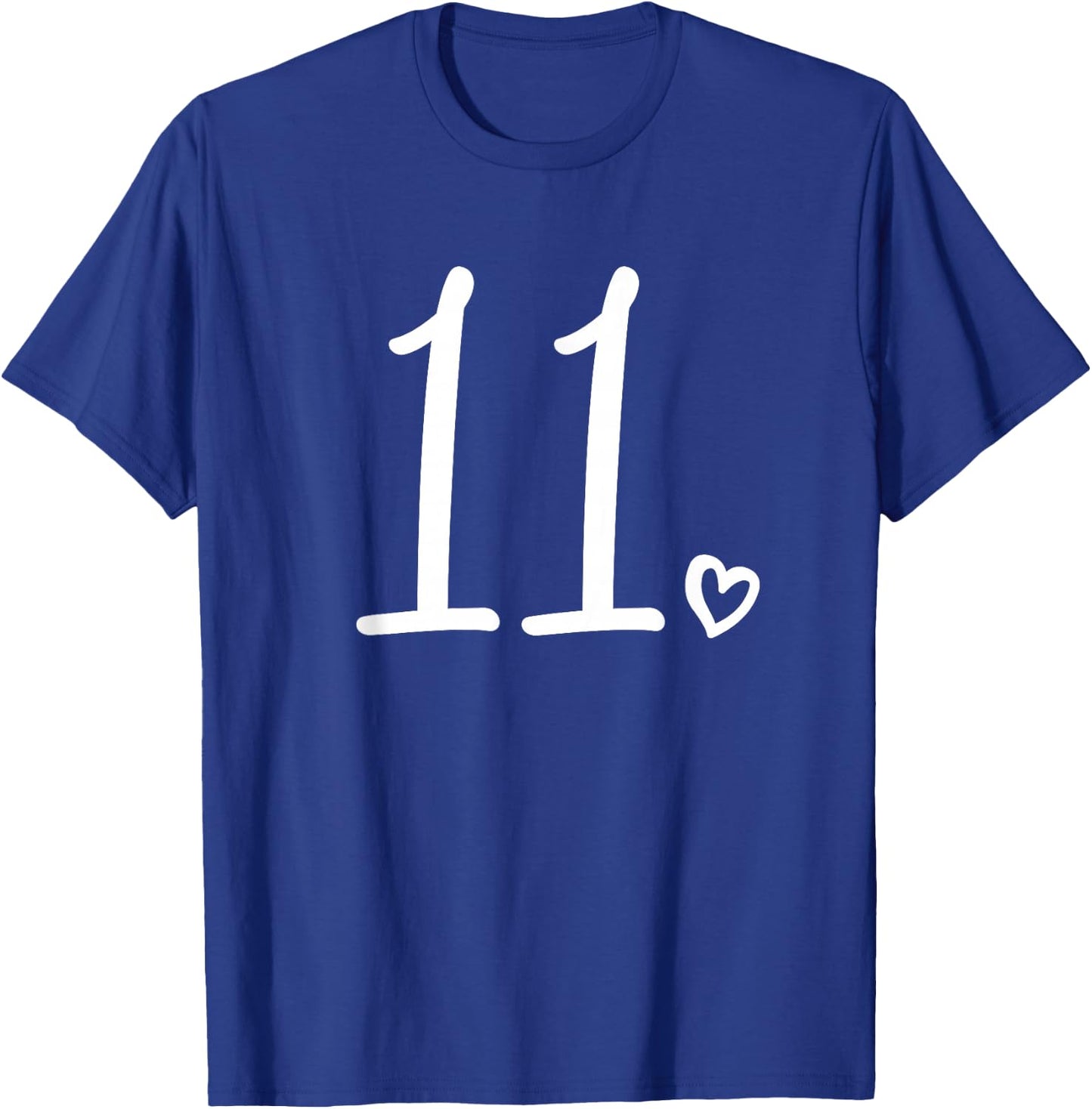 11st Birthday Girls Number 11 Elves Cute 11 Years Old , black, s T-Shirt - T-Shirt | Royal