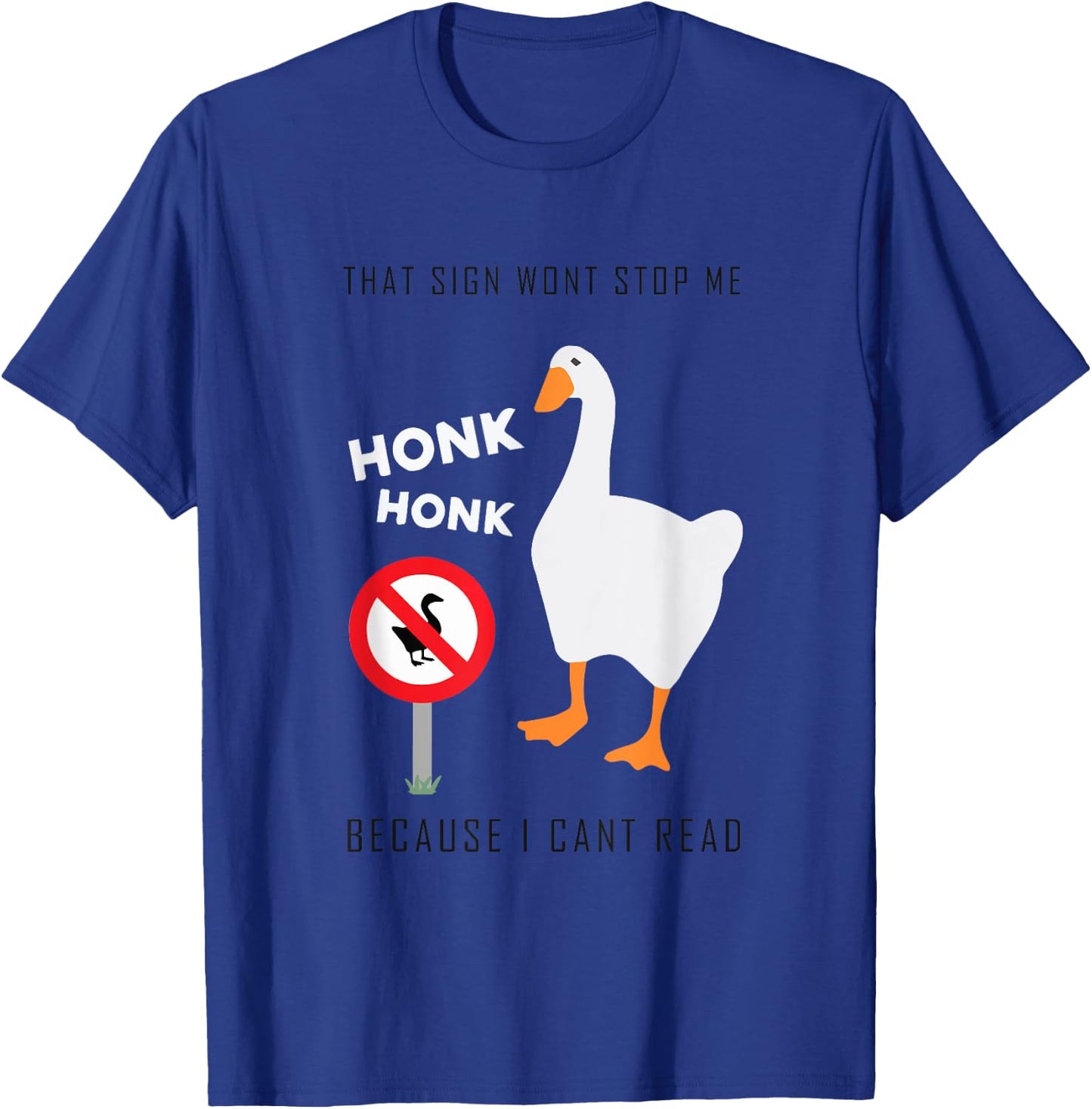 Funny Goose Game Untitled , black T-Shirt - T-Shirt | Royal