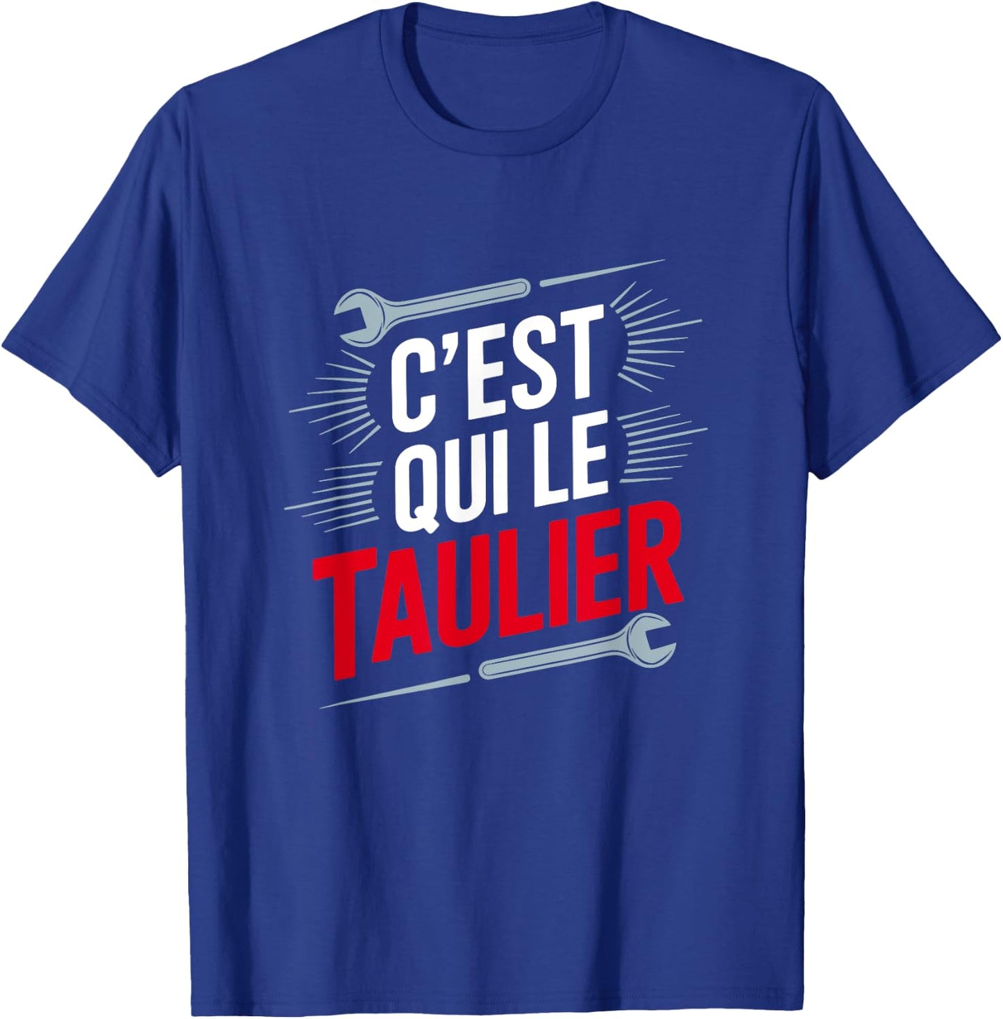 Who is the Taulier, Who is the Boss, Who is the Chef , Black, S T-Shirt - T-Shirt | Royal