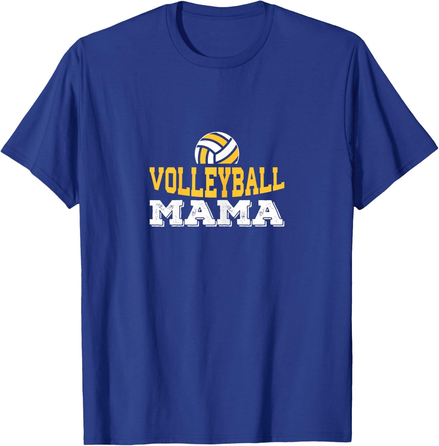 Volleyball Mama - Mom Graphic T-Shirt - T-Shirt | Royal