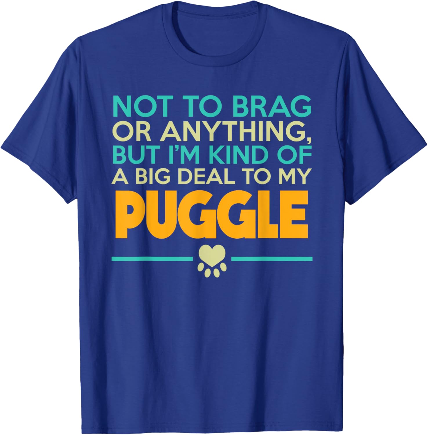 Puggle Dog , Funny Puggle T-Shirt - T-Shirt | Royal