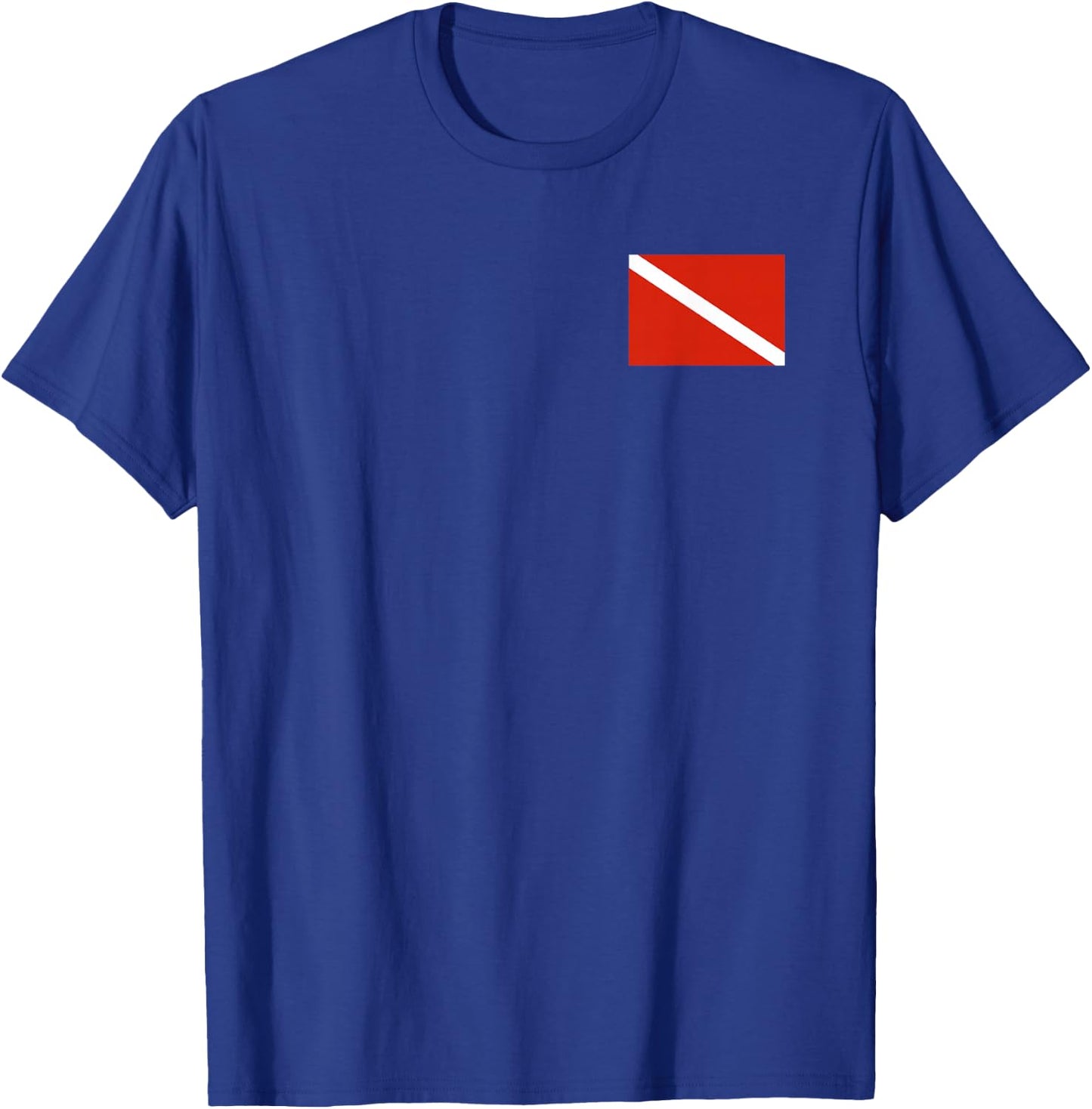 Diver Down Diving Flag T-Shirt - T-Shirt | Royal