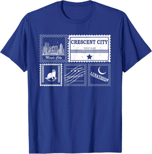 Crescent City Postal Service, Funny Crescent City Otter T-Shirt - T-Shirt | Royal