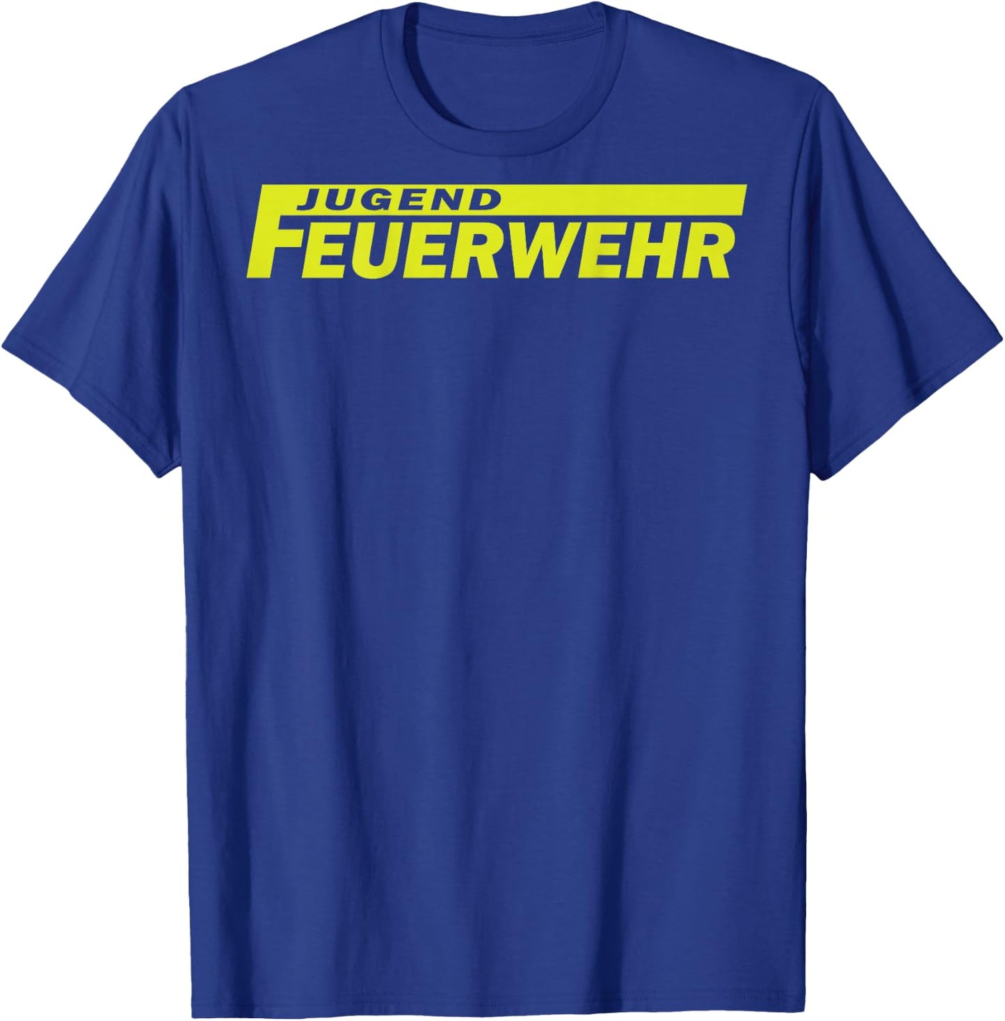 Jugendfeuerwehr Schriftzug groß Rücken - Feuerwehr T-Shirt - T-Shirt | Royal