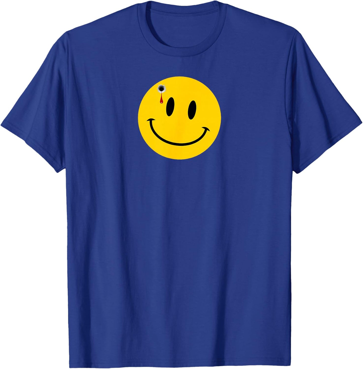 Bullet Hole Comedian’s Badge T-Shirt - T-Shirt | Royal