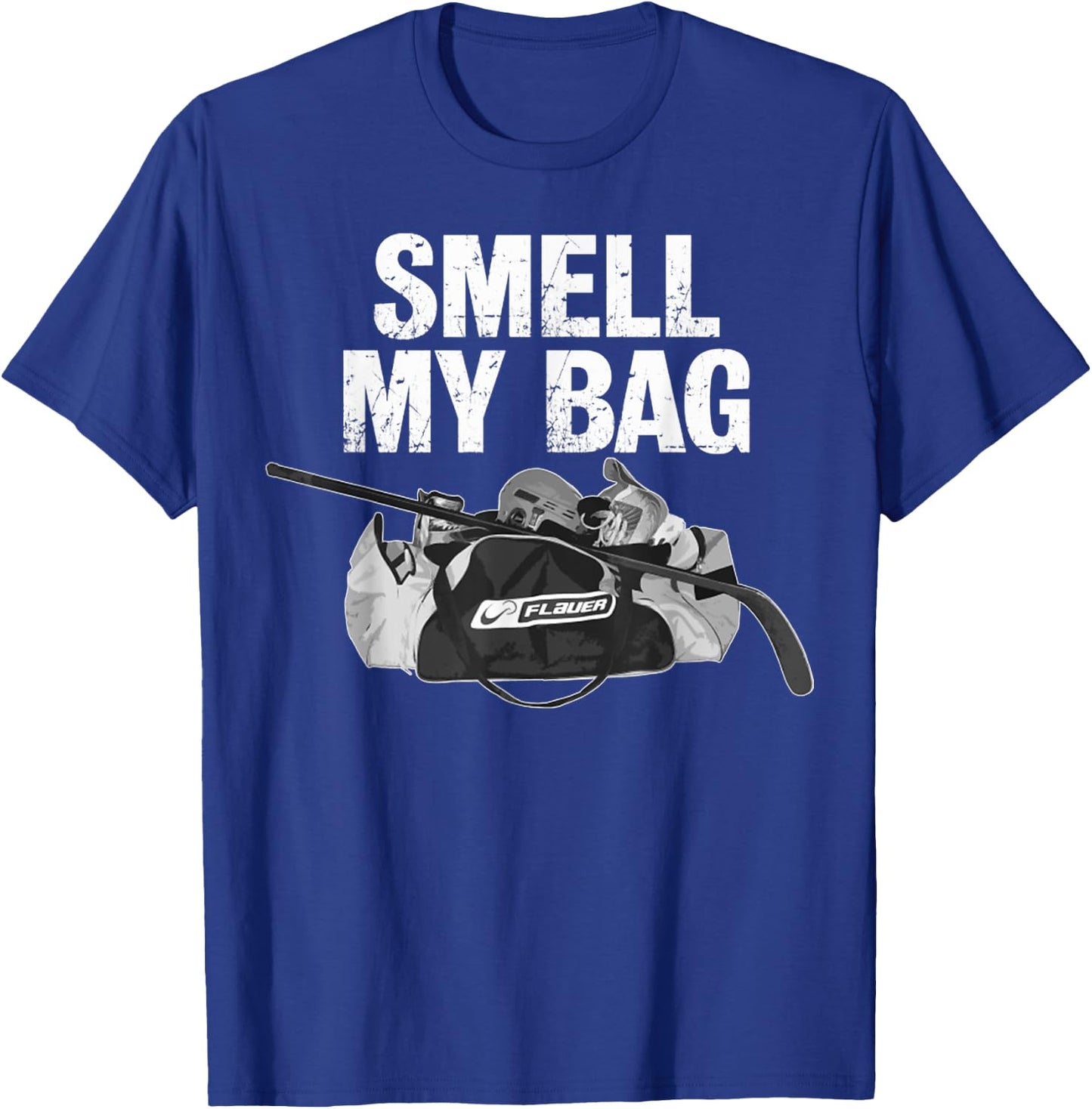 Vintage Smell My Bag Retro smelly hockey player's hockey bag T-Shirt - T-Shirt | Royal