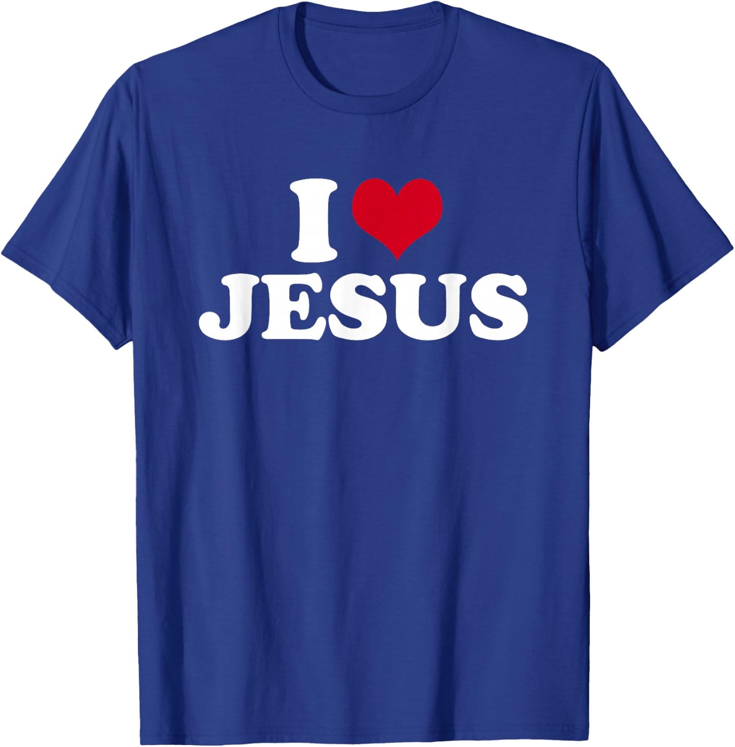 I Love Jesus , black T-Shirt - T-Shirt | Royal