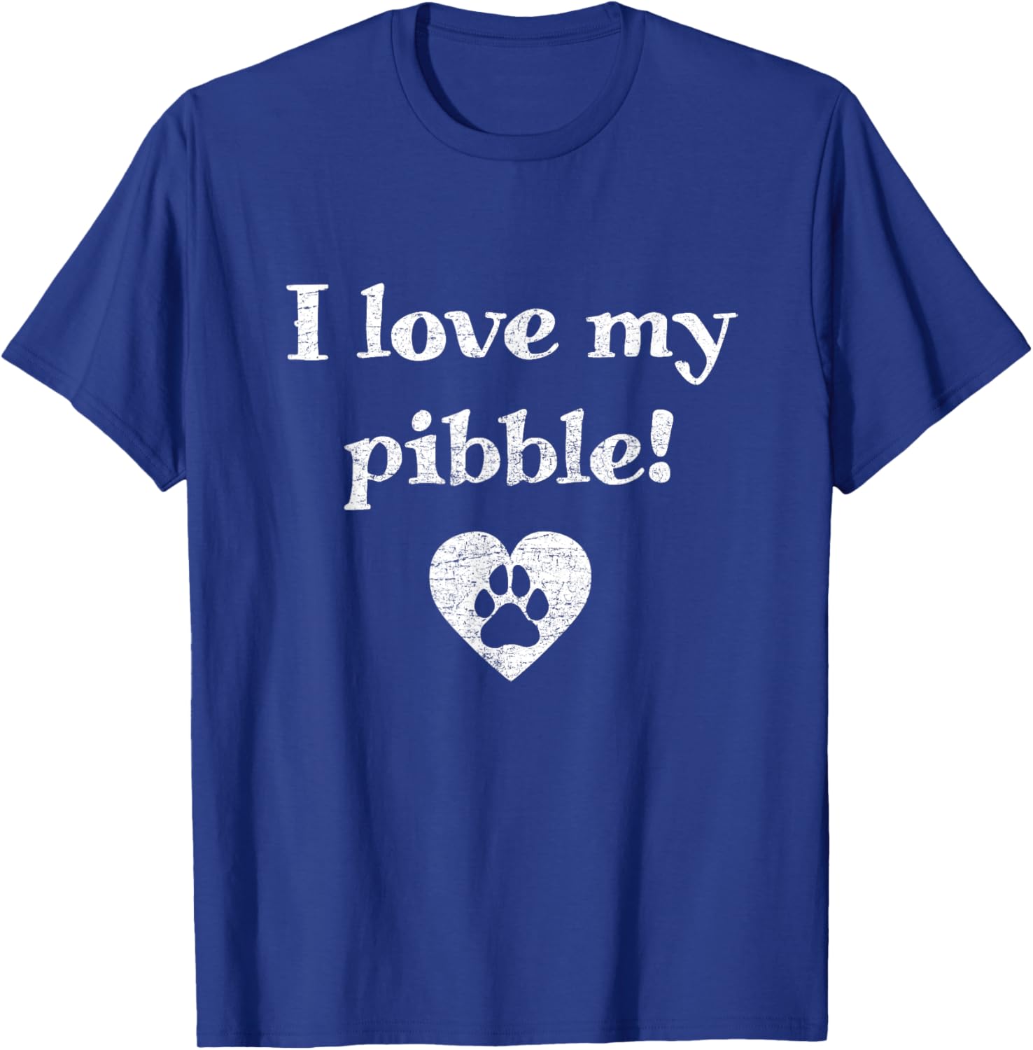 I love my pibble! pit bull puppy dog pitbull Men Women Girls Kids T-Shirt - T-Shirt | Royal