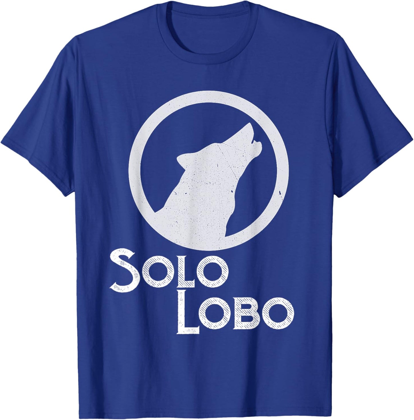 Lone Wolf Solo Lobo Individual Nonconformist T-Shirt - T-Shirt | Royal