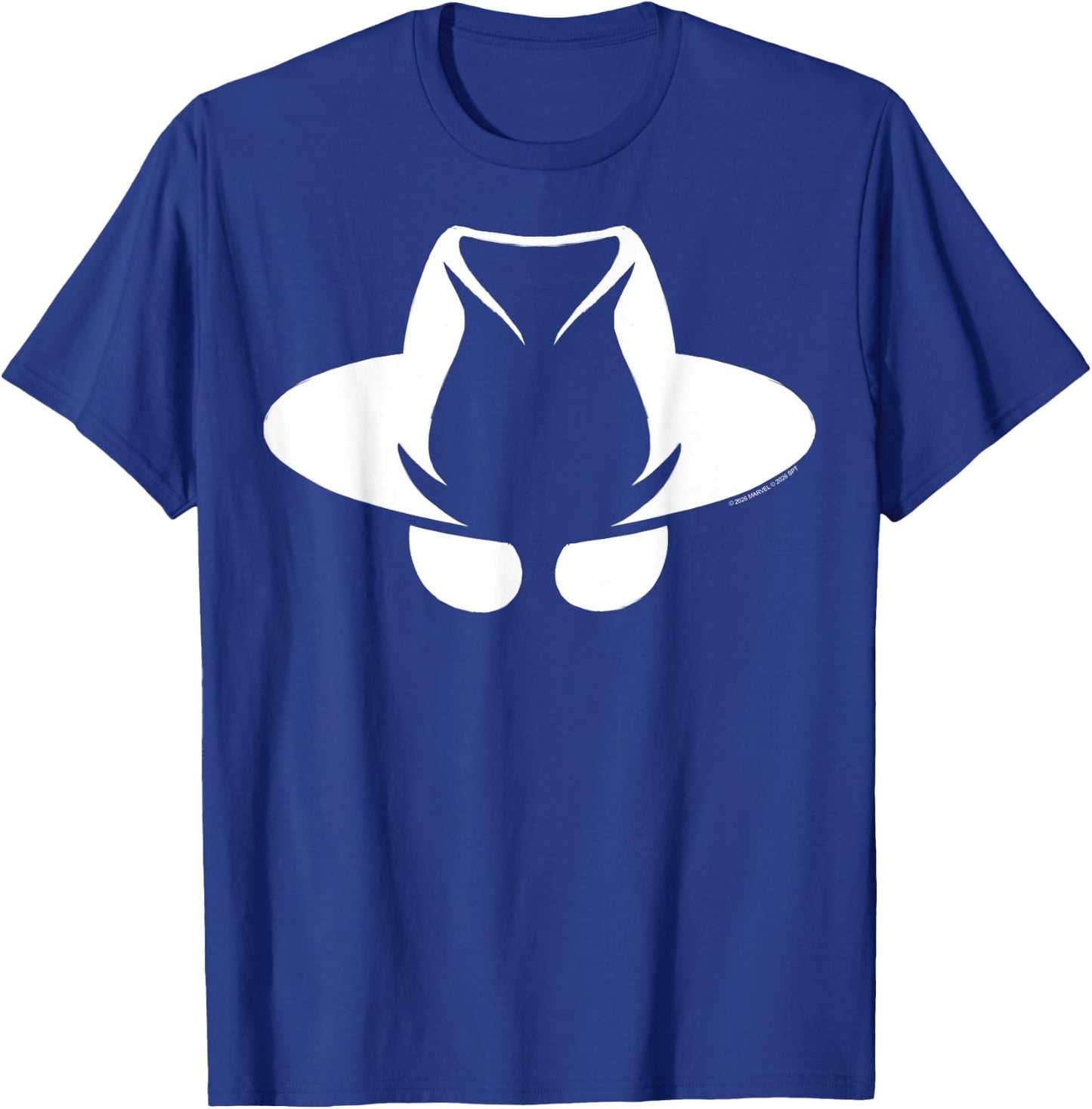 Marvel Spider-Noir Series Spider-Noir Hat & Eyes Silhouette T-Shirt - T-Shirt | Royal