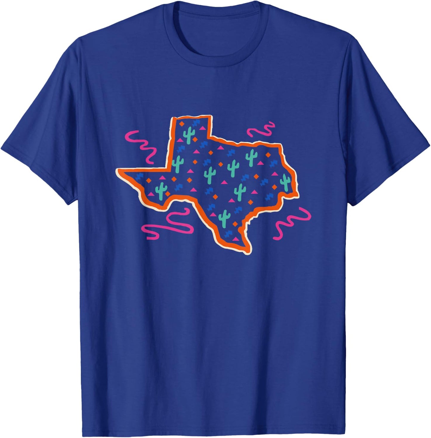 Texas Western Cowgirl Women Girls Cute Graphic T-Shirt - T-Shirt | Royal