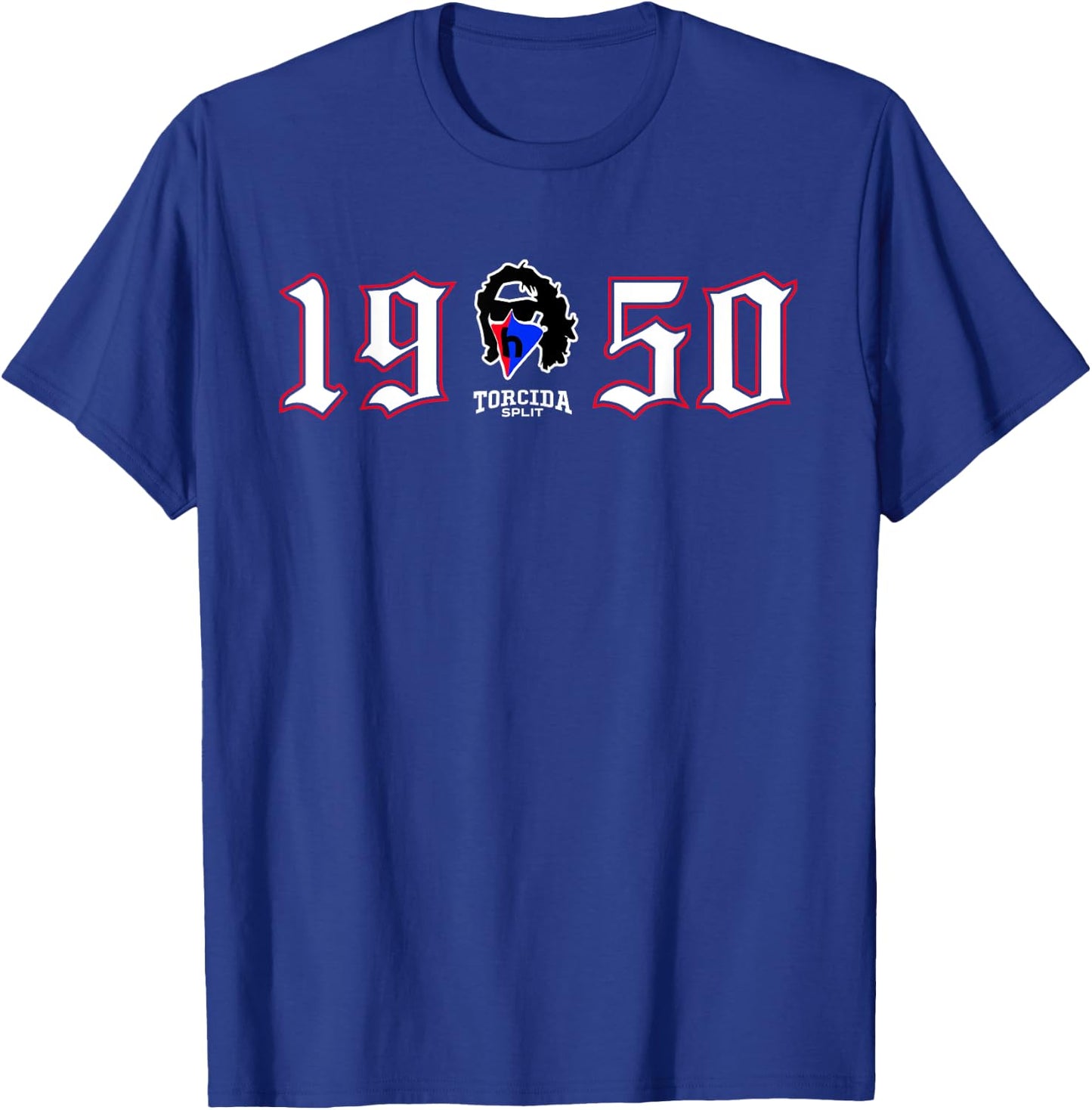 Split 1950 City of Torcida Proud Croatia Croatian Flag , black T-Shirt - T-Shirt | Royal