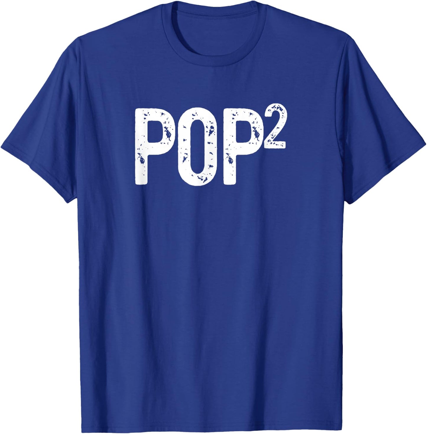 Second Time Pop Again 2nd Power Baby Announcement T-Shirt - T-Shirt | Royal