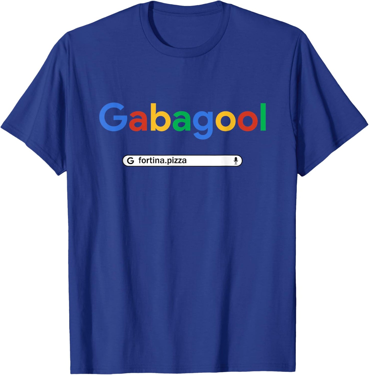 Gabagool Goole Fortina Pizza T-Shirt - T-Shirt | Royal
